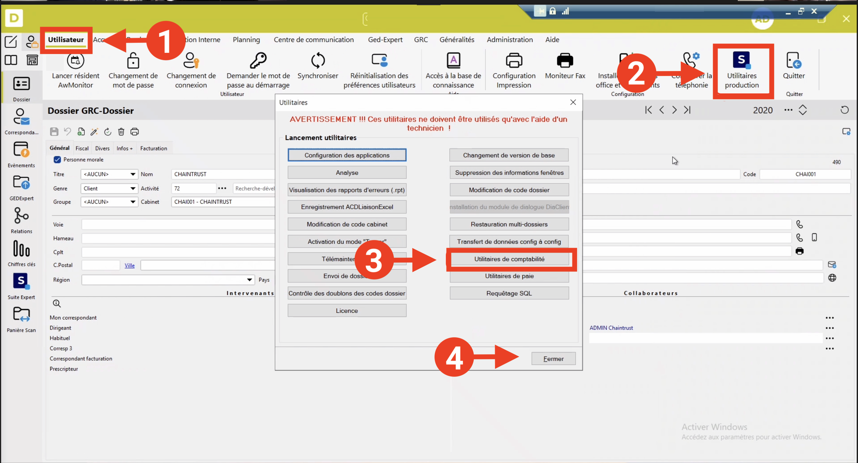 Publier un dossier sur iSuite (ACD) – Chaintrust